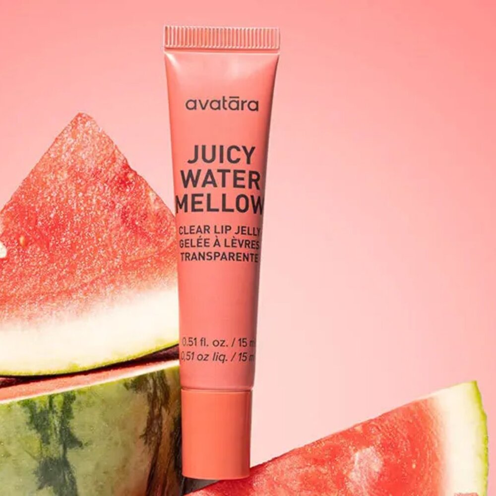 AVATARA Juicy Water Mellow Clear Lip Jelly‎ (.51 fl. oz) NEW & SEALED!